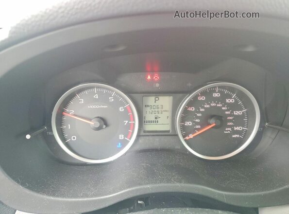 JF2SJADC5GH553000 2016 SUBARU FORESTER Red Սարքավորումների վահանակի տեսք