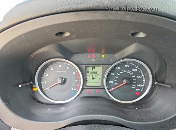 JF2SJADC5HH424160 2017 SUBARU FORESTER Gray ხელსაწყოთა პანელის ხედი