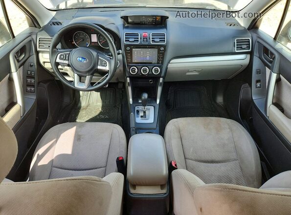 JF2SJADC5HH424160 2017 SUBARU FORESTER Gray წინა პანელის ხედი