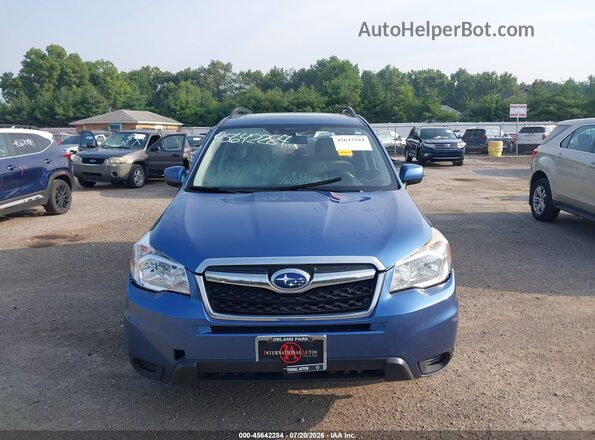 JF2SJADC6GH459238 2016 SUBARU FORESTER Blue უკანა სალონის ხედი