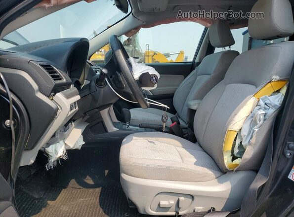 JF2SJADC6GH486178 2016 SUBARU FORESTER Угольный Вид салона спереди