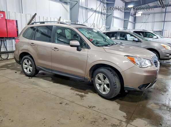 JF2SJADC6GH506736 2016 SUBARU FORESTER Brown Front right