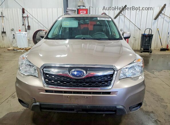 JF2SJADC6GH506736 2016 SUBARU FORESTER Brown Front view