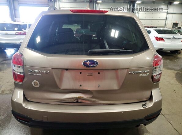 JF2SJADC6GH506736 2016 SUBARU FORESTER Brown Rear view