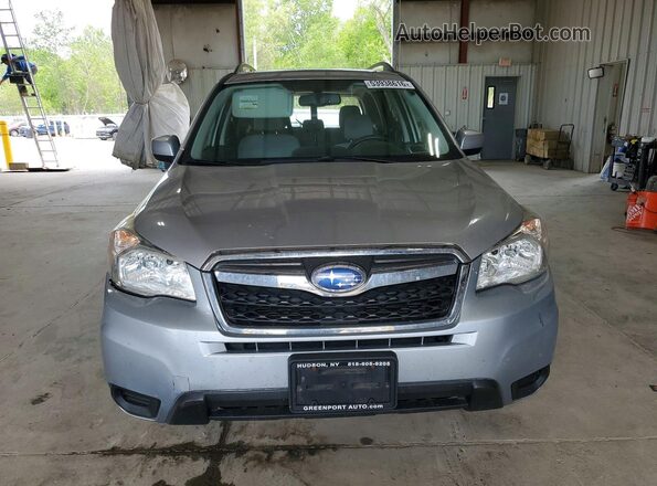 JF2SJADC6GH527098 2016 SUBARU FORESTER Gray Widok z przodu