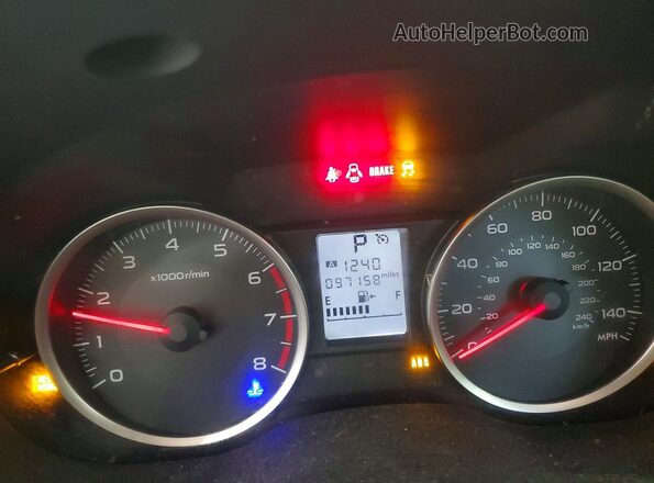 JF2SJADC6GH527098 2016 SUBARU FORESTER Gray Widok zestawu wskaźników