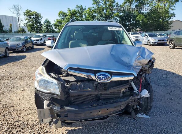 JF2SJADC6GH557167 2016 SUBARU FORESTER Silver Front view