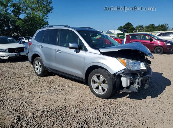 JF2SJADC6GH557167 2016 SUBARU FORESTER Silver Front right