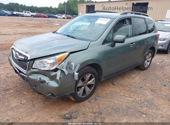 JF2SJADC6GH557816 2016 SUBARU FORESTER Green Vista tres cuartos delantera izquierda