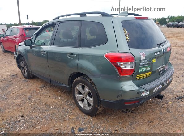 JF2SJADC6GH557816 2016 SUBARU FORESTER Green Trasero izquierdo
