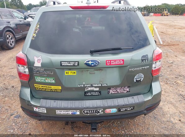 JF2SJADC6GH557816 2016 SUBARU FORESTER Green 