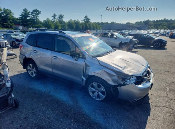 JF2SJADC7GH403177 2016 SUBARU FORESTER Серебряный Передняя правая четверть