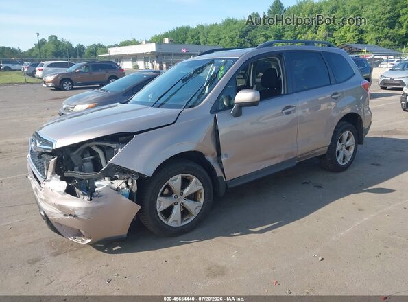 JF2SJADC7GH427673 2016 SUBARU FORESTER Tan Front left