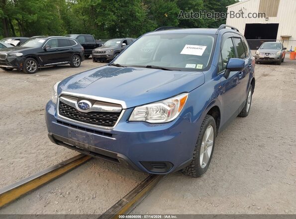 JF2SJADC7GH495990 2016 SUBARU FORESTER Blue წინა ხედი