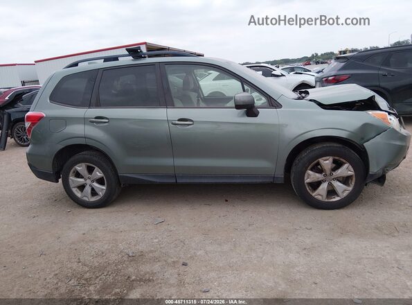 JF2SJADC7GH515381 2016 SUBARU FORESTER Зеленый Вид задней части салона