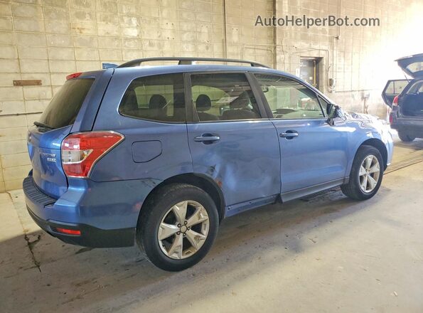 JF2SJADC7GH564094 2016 SUBARU FORESTER Синий Задняя правая четверть