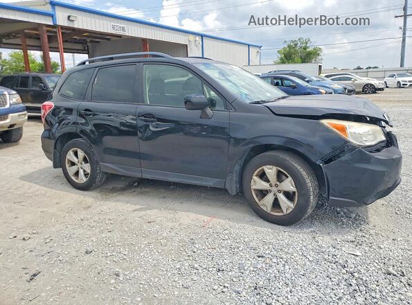 JF2SJADC8GH401423 2016 SUBARU FORESTER Black წინა მარჯვენა
