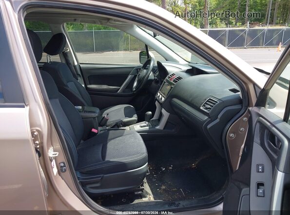 JF2SJADC8GH402328 2016 SUBARU FORESTER Brown Вид салону спереду