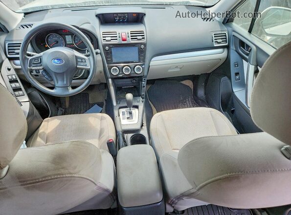 JF2SJADC8GH425138 2016 SUBARU FORESTER White Widok deski rozdzielczej
