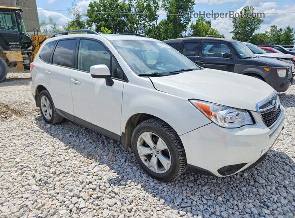 JF2SJADC8GH425138 2016 SUBARU FORESTER White Przód prawy