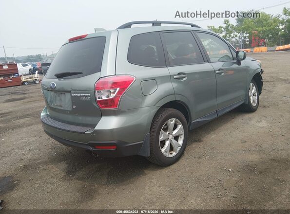 JF2SJADC8GH465378 2016 SUBARU FORESTER Зеленый Задняя правая четверть