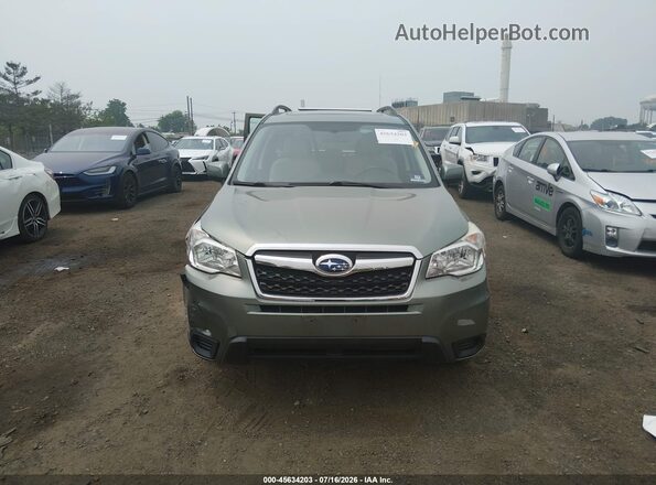 JF2SJADC8GH465378 2016 SUBARU FORESTER Зеленый Вид щитка приборов
