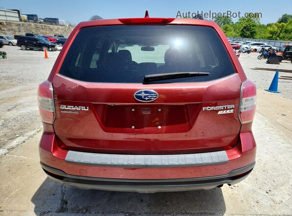 JF2SJADC9GH469441 2016 SUBARU FORESTER Red Вид ззаду