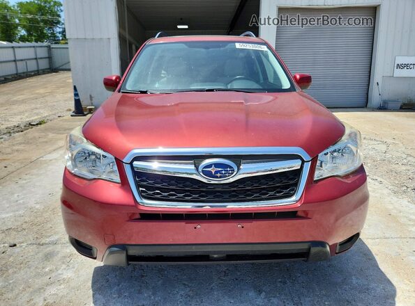 JF2SJADC9GH469441 2016 SUBARU FORESTER Red Вид спереду