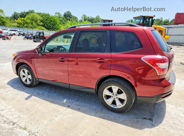 JF2SJADC9GH469441 2016 SUBARU FORESTER Red Задня ліва чверть