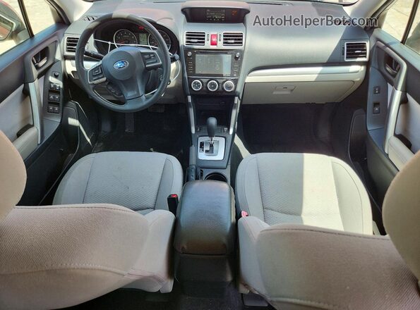 JF2SJADC9GH469441 2016 SUBARU FORESTER Red Вид панелі приладів
