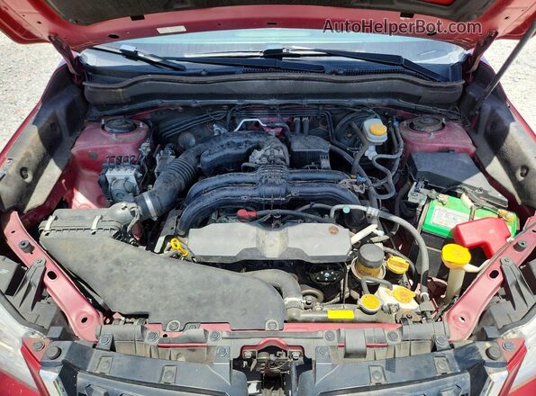 JF2SJADC9GH469441 2016 SUBARU FORESTER Red Вид підкапотного простору