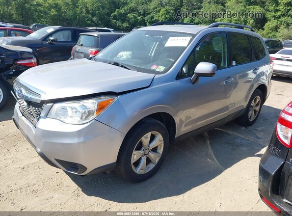 JF2SJADC9GH480259 2016 SUBARU FORESTER Серебряный Передняя левая четверть