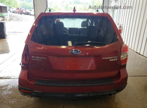 JF2SJADCXGH418241 2016 SUBARU FORESTER Maroon Rear view