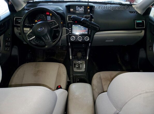 JF2SJADCXGH418241 2016 SUBARU FORESTER Maroon Dashboard view