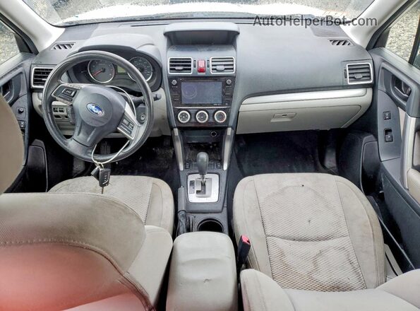JF2SJADCXGH427442 2016 SUBARU FORESTER White Widok deski rozdzielczej