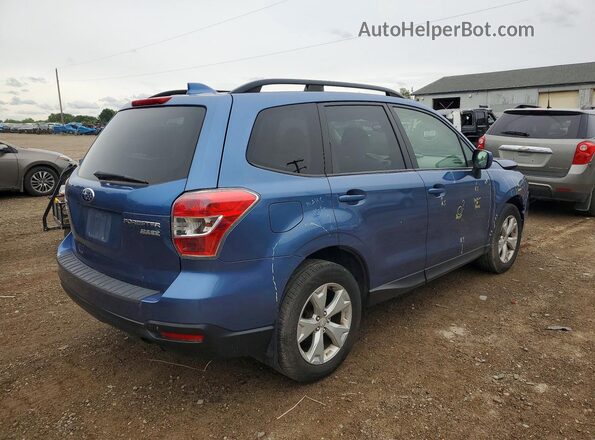 JF2SJADCXGH437789 2016 SUBARU FORESTER Blue Tył prawy