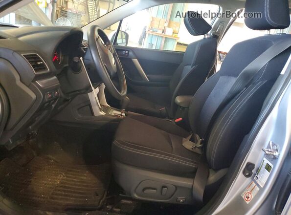 JF2SJADCXGH531705 2016 SUBARU FORESTER Gray Widok wnętrza z przodu
