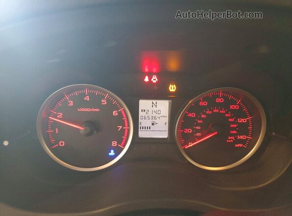 JF2SJADCXGH531705 2016 SUBARU FORESTER Gray Widok zestawu wskaźników