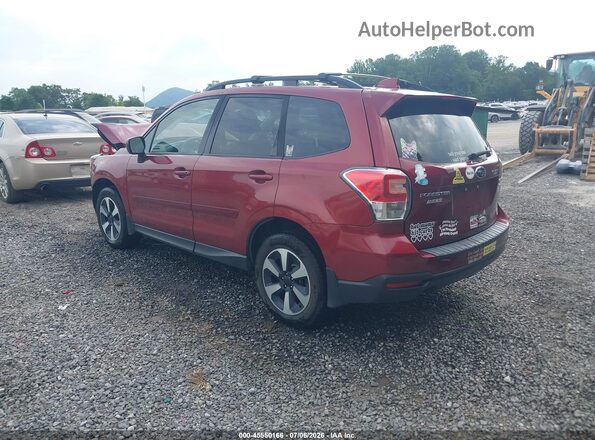 JF2SJADCXHH428706 2017 SUBARU FORESTER Burgundy Rear left