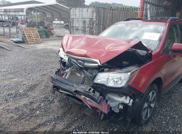 JF2SJADCXHH428706 2017 SUBARU FORESTER Burgundy Front view