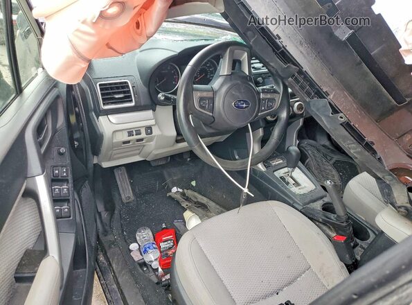 JF2SJAEC0HH496060 2017 SUBARU FORESTER Charcoal Widok deski rozdzielczej