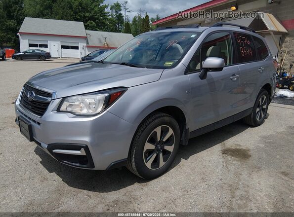 JF2SJAEC0HH500608 2017 SUBARU FORESTER Серебряный Передняя левая четверть