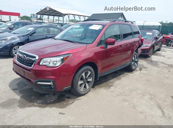 JF2SJAEC0HH514069 2017 SUBARU FORESTER Красный Передняя левая четверть