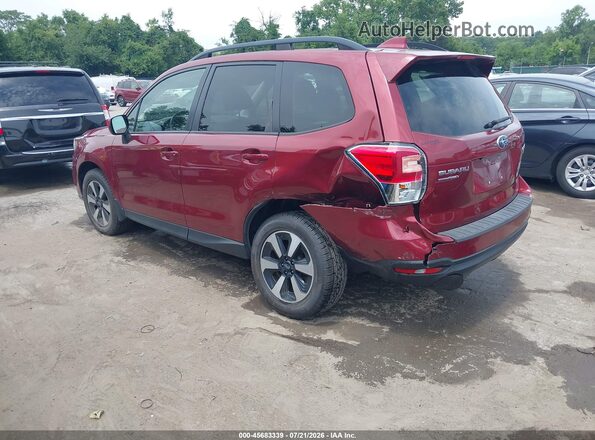 JF2SJAEC0HH514069 2017 SUBARU FORESTER Красный Задняя левая четверть