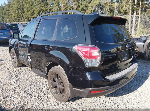 JF2SJAEC0JH445910 2018 SUBARU FORESTER Black უკანა მარცხენა