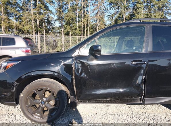JF2SJAEC0JH445910 2018 SUBARU FORESTER Black წინა ხედი