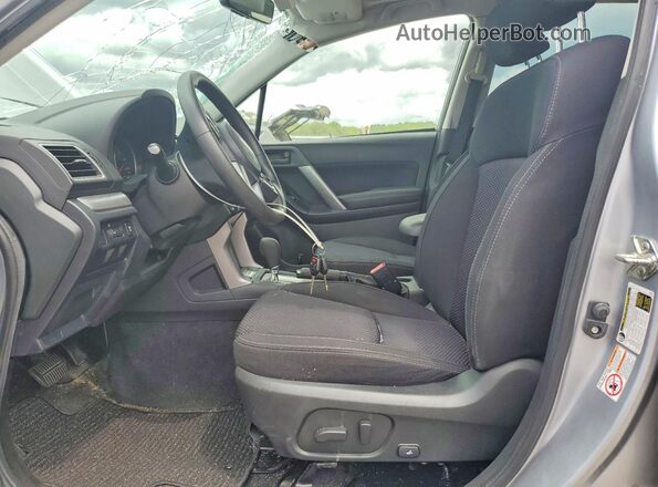 JF2SJAEC0JH471777 2018 SUBARU FORESTER Silver წინა სალონის ხედი
