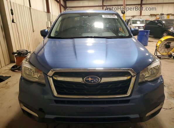 JF2SJAEC0JH508228 2018 SUBARU FORESTER Blue Vista frontal