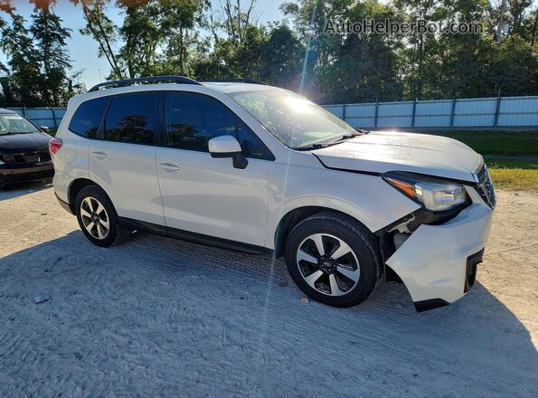 JF2SJAEC0JH509444 2018 SUBARU FORESTER White Передня права чверть