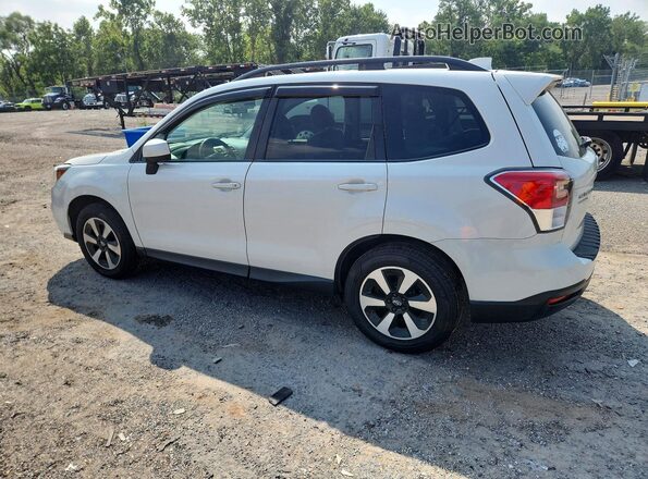 JF2SJAEC0JH514773 2018 SUBARU FORESTER Белый Задняя левая четверть